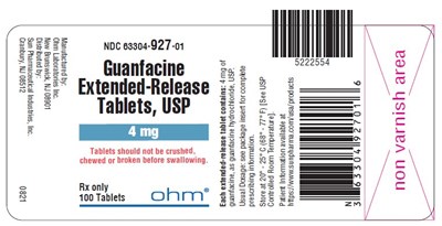 Guanfacine- 4 mg.jpg Guanfacine 4 mg